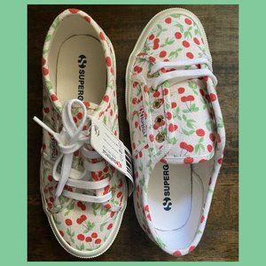 NIB Superga Cherry Print Tennies size 7